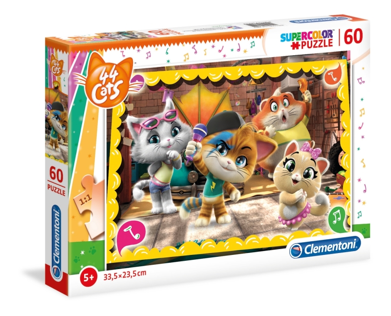 44 Cats - Kinder Puzzle 60 Teile | Clementoni